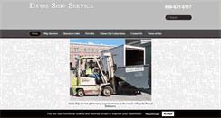 Desktop Screenshot of davisshipservice.com